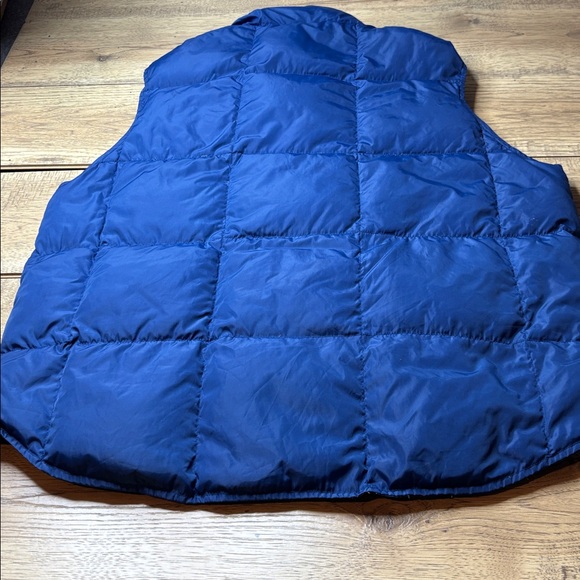 Lands' End Unisex Blue Goose Down Vest Size Large - Picture 4 of 6